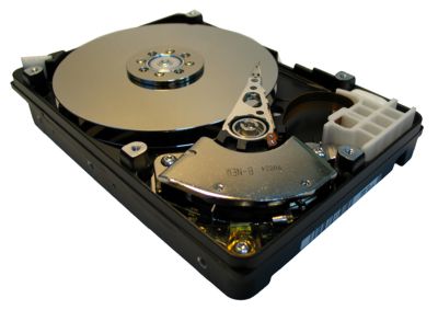 interno di una unità disco rigido