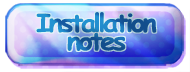 Installation notes