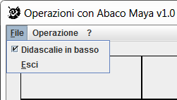 risultato parziale abaco