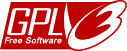 Logo di licenza GPL v. 3