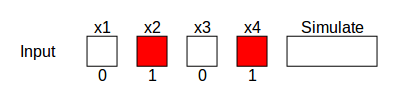 Screenshot of the input panel section