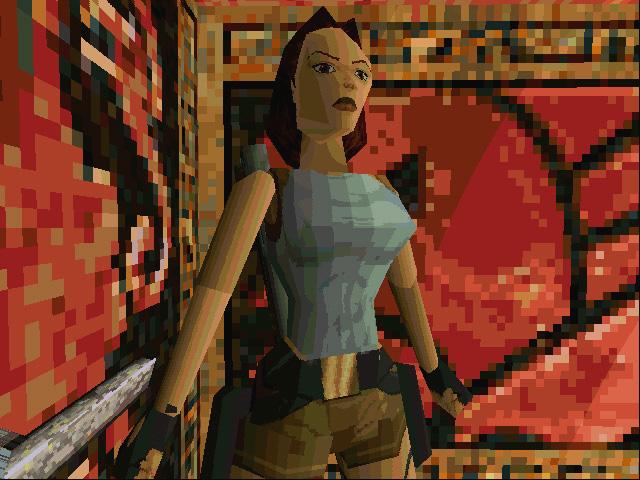 Tomb Raider, VGA version, 15fps)